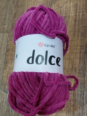 Yarn Art Dolce Plush Velvet Yarn - Magenta Pink #766
